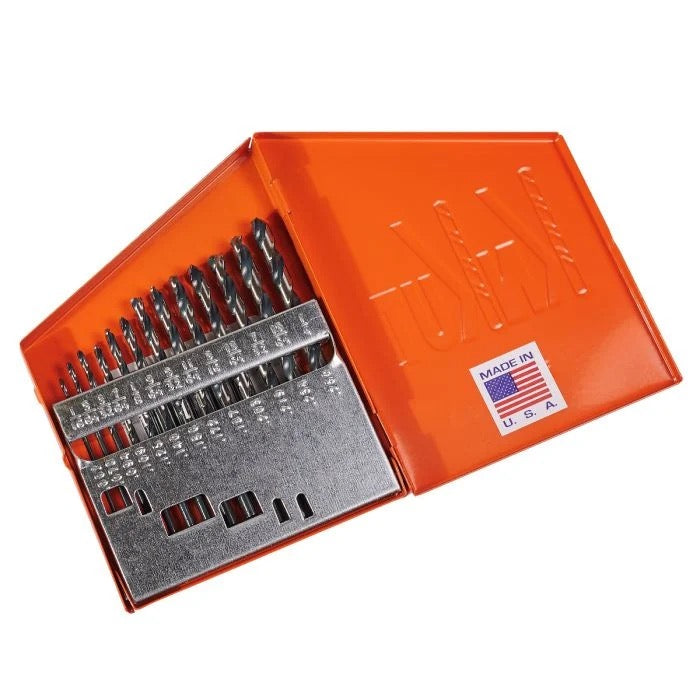 13 pc Jobber Length Drill Bit Set - Fractional