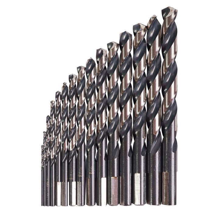 15 pc Jobber Length Drill Bit Set - Fractional