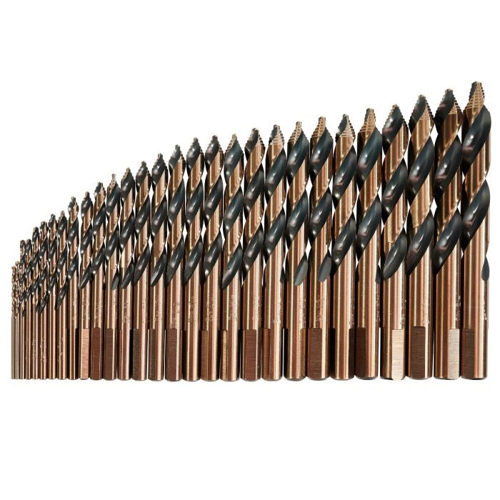 29 pc Drill Buddy Jobber Length Step Point Drill Bit - Fractional