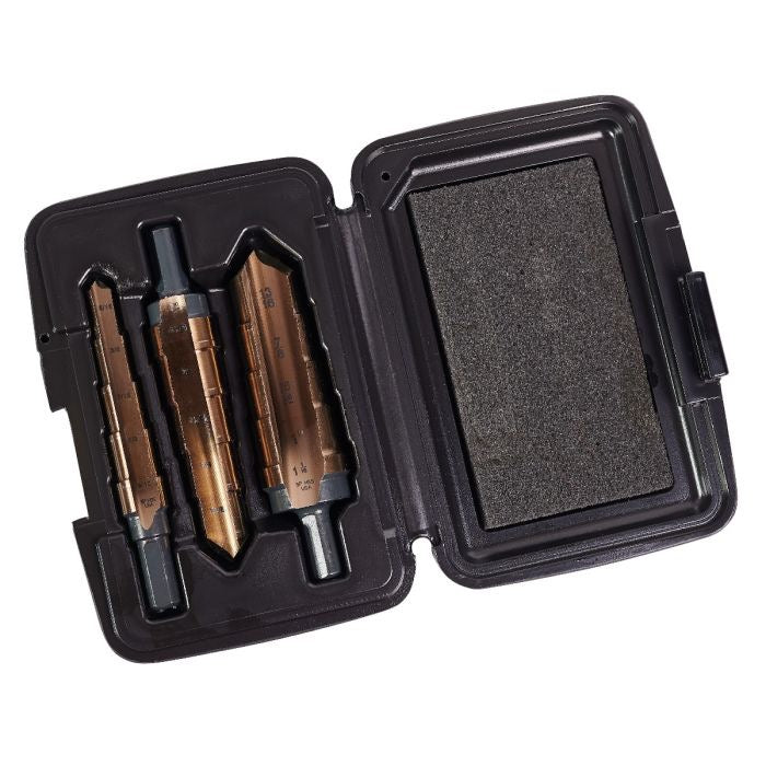 3 pc Hole Expansion Step Reamer Set - Fractional