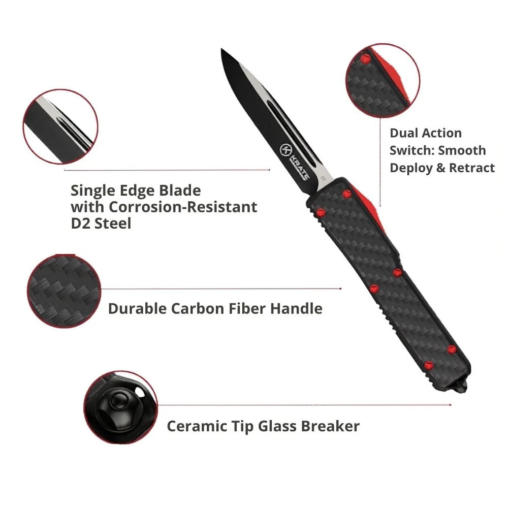Carbon Fiber OTF Knife