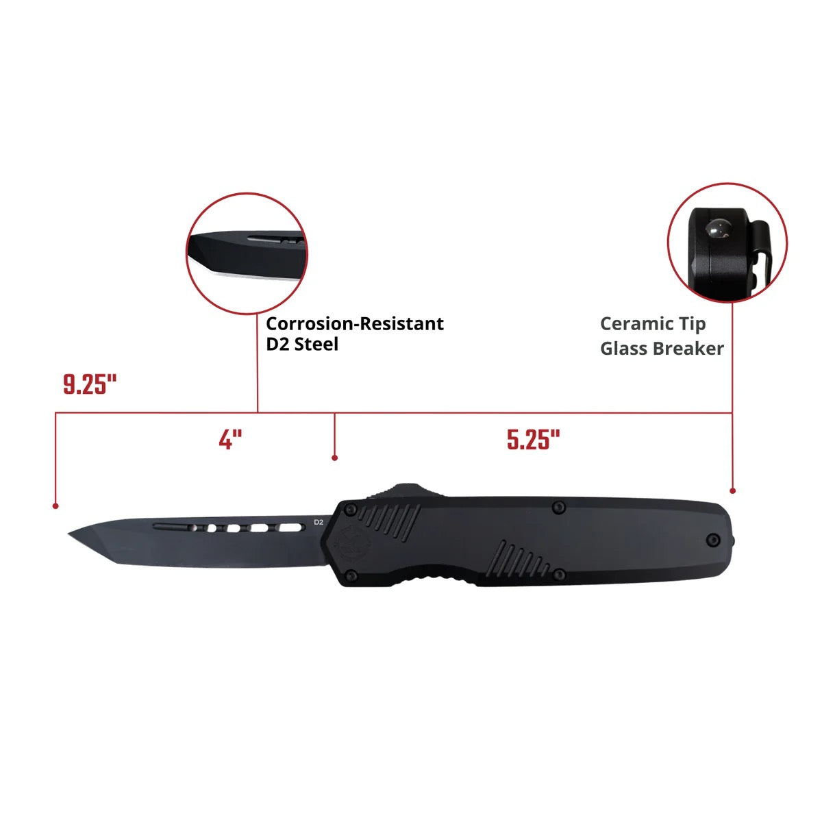 Monarch Large OTF Knife