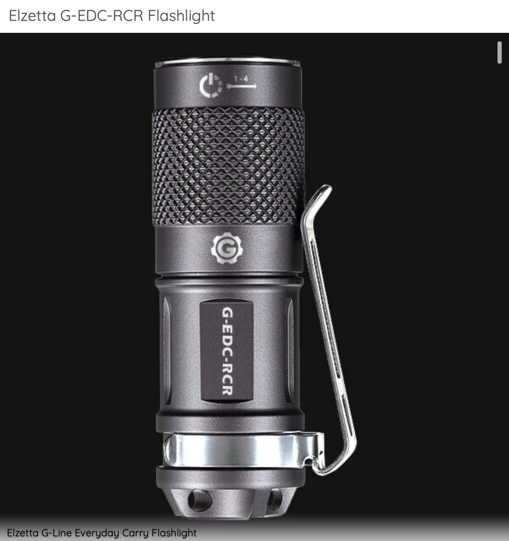 G-Line EDC Flashlight (CR123A)