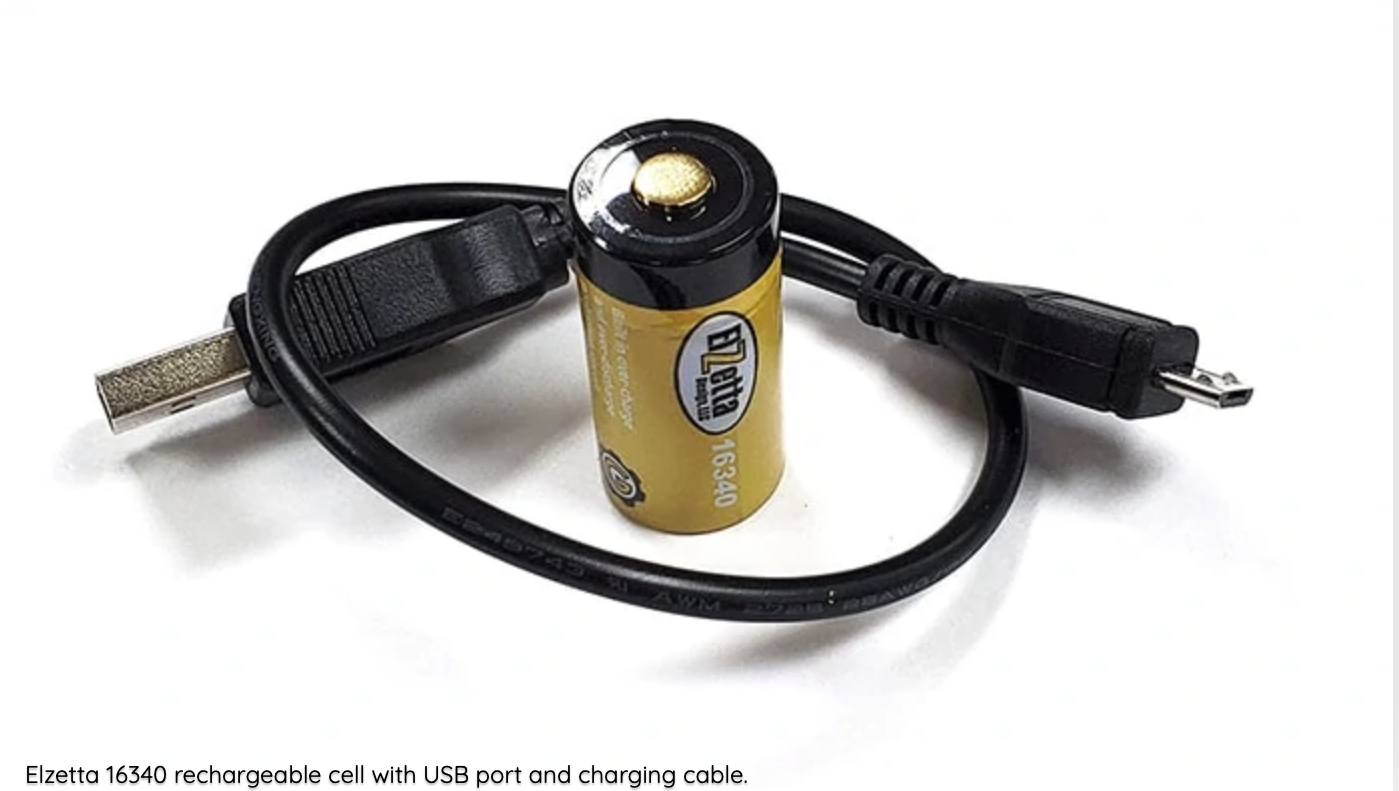CR123 - Rechargeable