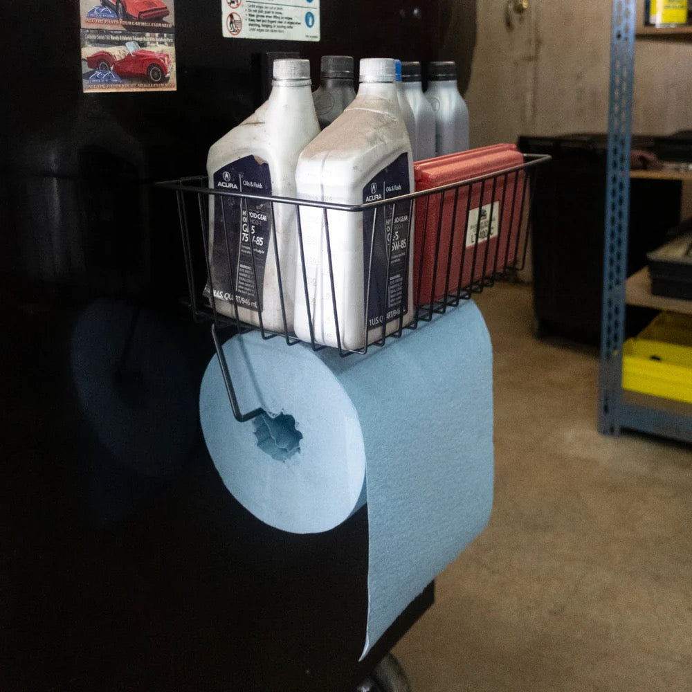 Utility Basket w/ Towel Bar Magnetic 35lb