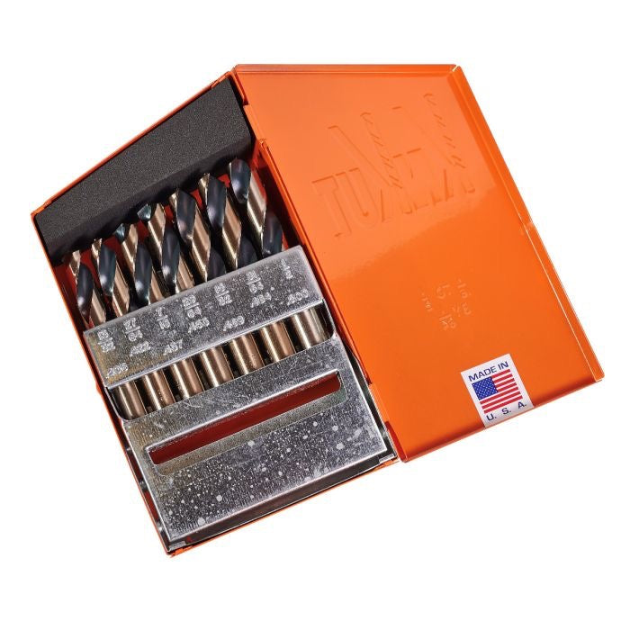 29 pc Stubby Drill Bit Length Drill Bit Set - Fractional