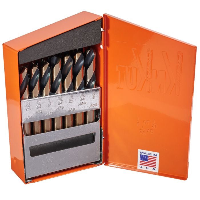 29 pc Stubby Drill Bit Length Drill Bit Set - Fractional
