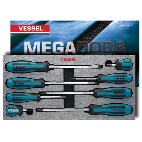 Megadora 8pc Screwdriver Set
